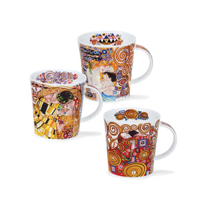 Dunoon 演繹克林姆骨瓷馬克杯3入組-320ml