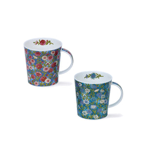 Dunoon 繁花骨瓷馬克杯對杯-320ml