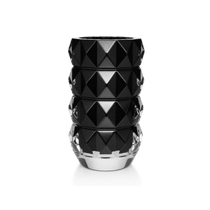 Baccarat Louxor 盧克索圓花瓶-黑-H23cm