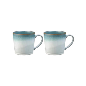 【官網獨家】Denby 綠氤馬克杯-2入-400ml