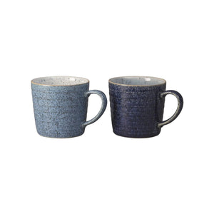 Denby 藍色藝匠2色馬克杯-2入-400ml