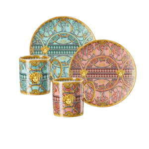 Versace 宮殿之梯馬克杯+點心盤-4入