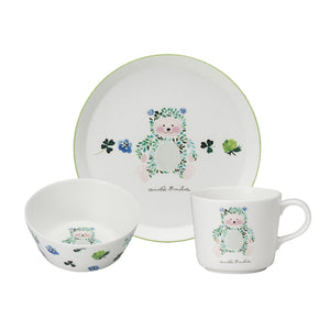NARUMI Anna Emilia 森林小熊骨瓷杯/碗/盤-3入