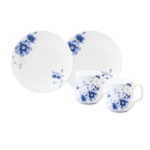 【新品】NARUMI 清新米蘭馬克杯+點心盤組-2入