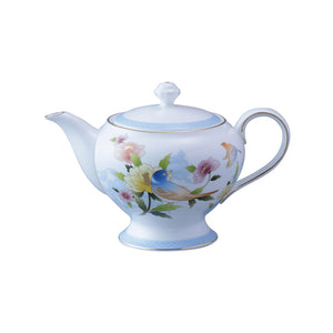 NARUMI 鳥語花香骨瓷茶壺-1200ml