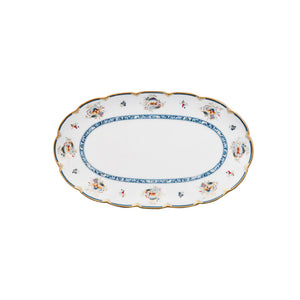 NARUMI 東方之月骨瓷橢圓盤-23cm