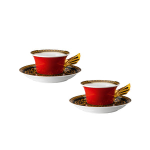 Versace 美杜莎茶杯組-2入-220ml