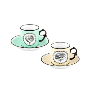 Vista Alegre 法式花園咖啡杯組-2入-97ml