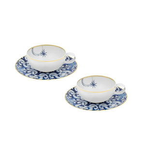 Vista Alegre 布魯諾飛越大西洋茶杯組-2入-250ml