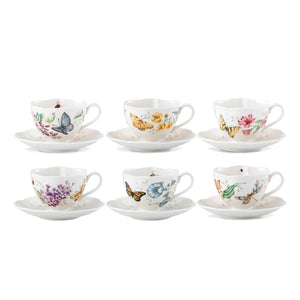 Lenox 蝶彩繽紛茶杯組-6入-237ml