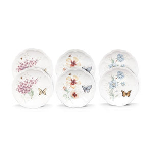 Lenox 蝶彩繽紛點心盤-6入-15cm