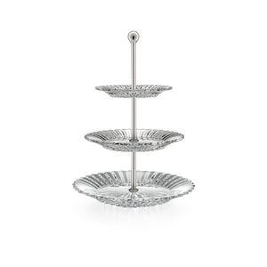 Baccarat Mille Nuits 一千零一夜三層點心盤-H31cm