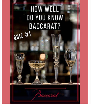 【您對Baccarat了解多少? Part 1】