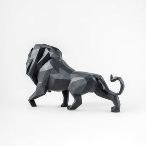 【新品】Lladro 折紙藝術-獅子-霧黑