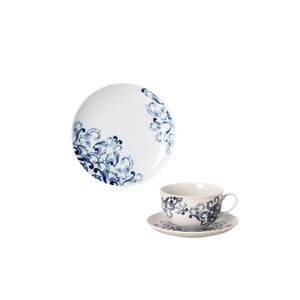 【新品】Rosenthal 青花漫舞個人獨享組-300ml早餐杯組+21cm餐盤