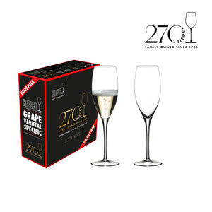 【新品-商品於8月到貨】Riedel Sommeliers Vintage 香檳270週年手工香檳杯超值組 - 2入