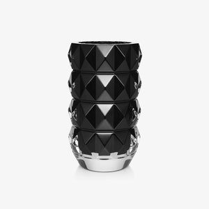 【新品】Baccarat Louxor 盧克索圓花瓶-黑-H23cm