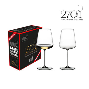 【新品-商品於8月到貨】Riedel Winewings Chardonnay 夏多內 270週年白酒杯超值組-2入