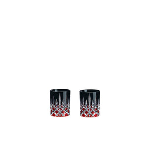 【新品預購-商品於8月到貨】Riedel Laudon Whisky 威士忌杯-黑紅-2入