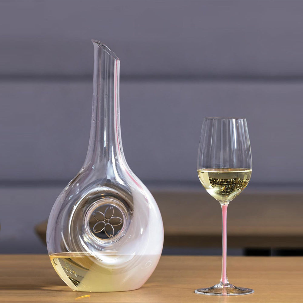 Riedel 櫻花醒酒瓶(加贈Fatto A Mano 手工紅酒杯-粉紅)