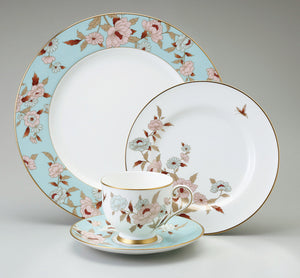 【新品】NARUMI 雅菊秋韻骨瓷盤子-白-19cm