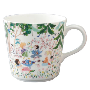 【新品】NARUMI Anna Emilia 祝福之語骨瓷馬克杯-Time to Relax-340ml