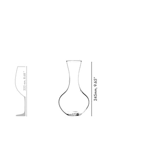 Riedel O Wine Tumbler 5件超值組-買紅酒杯4入，送醒酒瓶1只