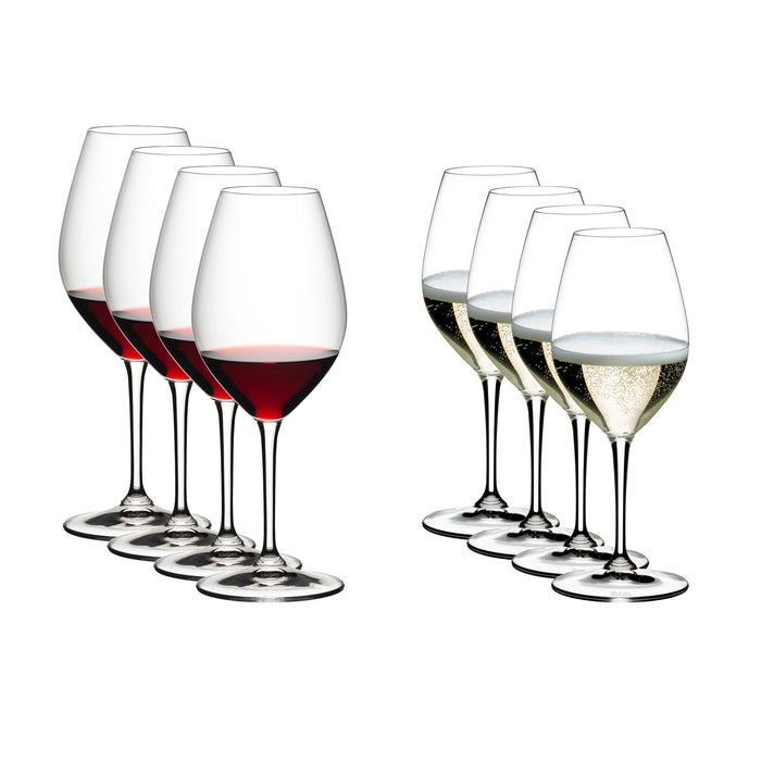 【官網獨家/新品】Riedel Wine Friendly 萬用紅/白酒杯-8入