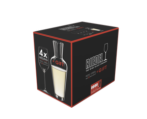 RIEDEL Veritas 5件超值組-買Riesling/Zinfandel 白酒杯4入，送Mosel醒酒器1只
