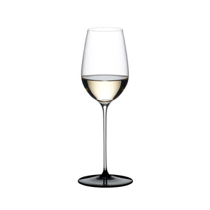【新品】Riedel Fatto A Mano Black Tie Riesling 麗絲玲白酒杯-黑底-1入
