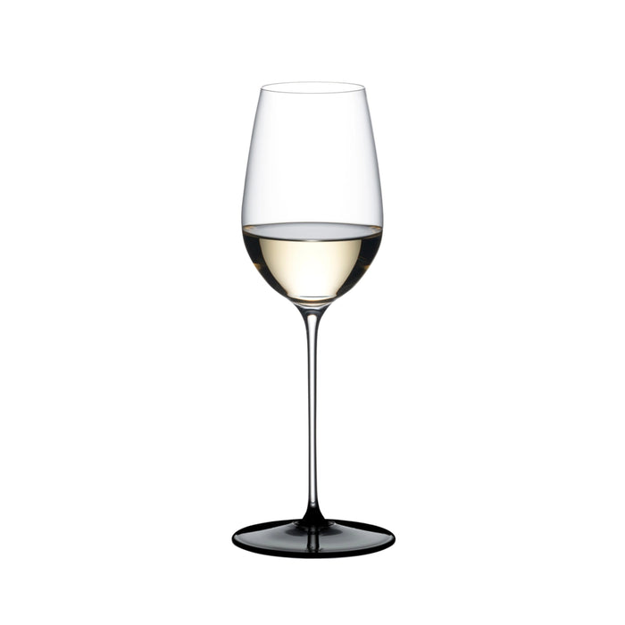 【新品】Riedel Fatto A Mano Black Tie Riesling 麗絲玲白酒杯-黑底-1入