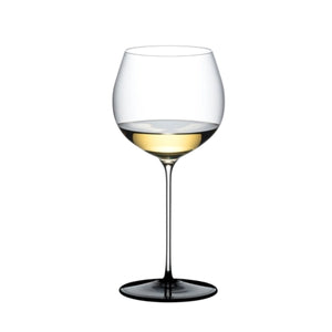 【新品】Riedel Fatto A Mano Black Tie Chardonnay 夏多內白酒杯-黑底-1入