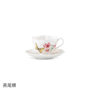 【任選優惠】Lenox 蝶彩繽紛三層蛋糕架+茶杯組任選-4入