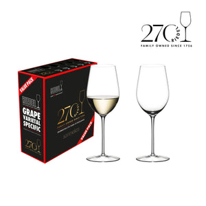 【新品-商品於8月到貨】Riedel Sommeliers Riesling 麗絲玲 270週年手工白酒杯超值組 - 2入
