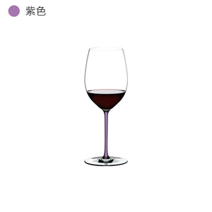 Riedel Fatto A Mano Old World Pinot Noir舊世界黑皮諾手工紅酒杯-粉+紫-2入