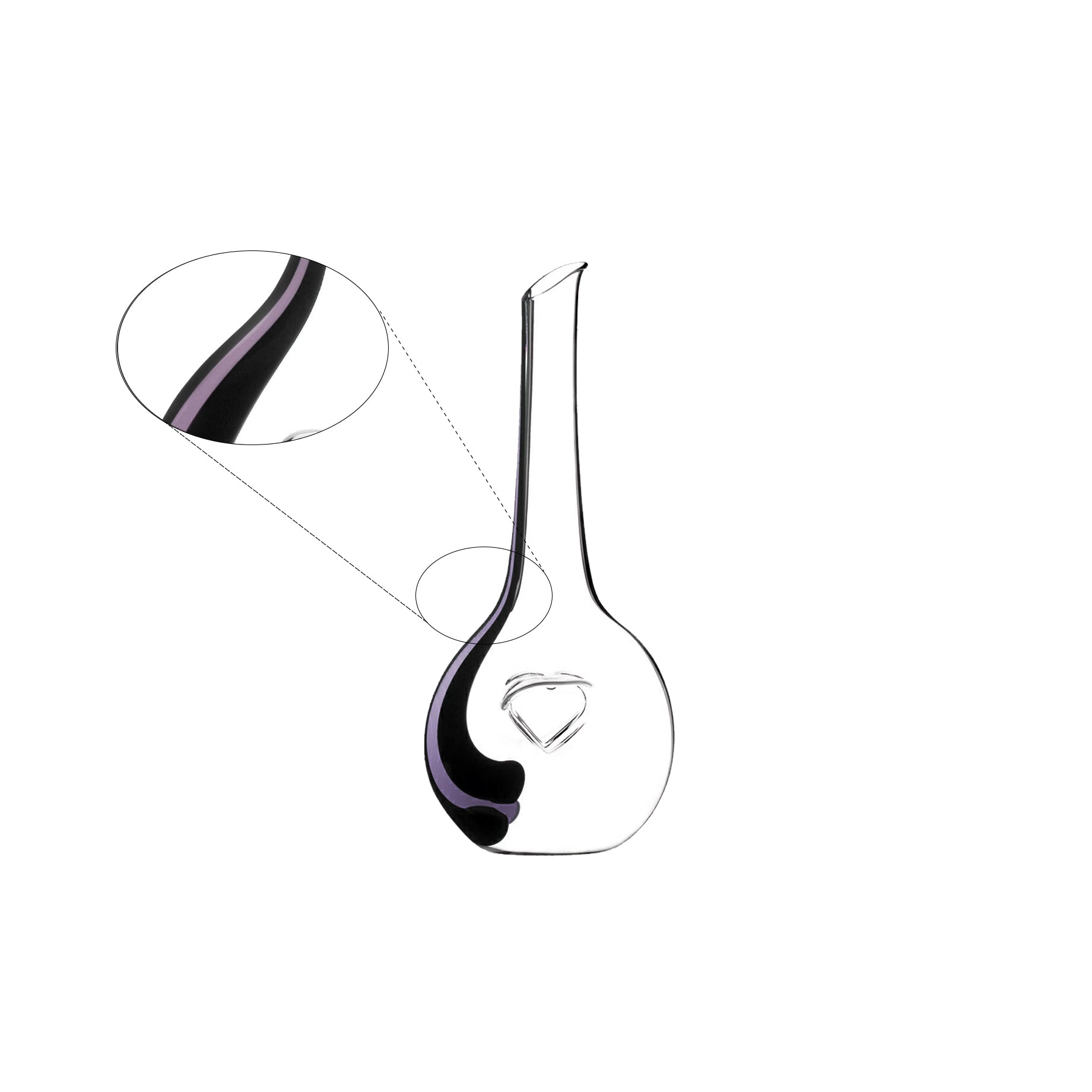 Riedel Black Tie Bliss 醒酒瓶-粉紫