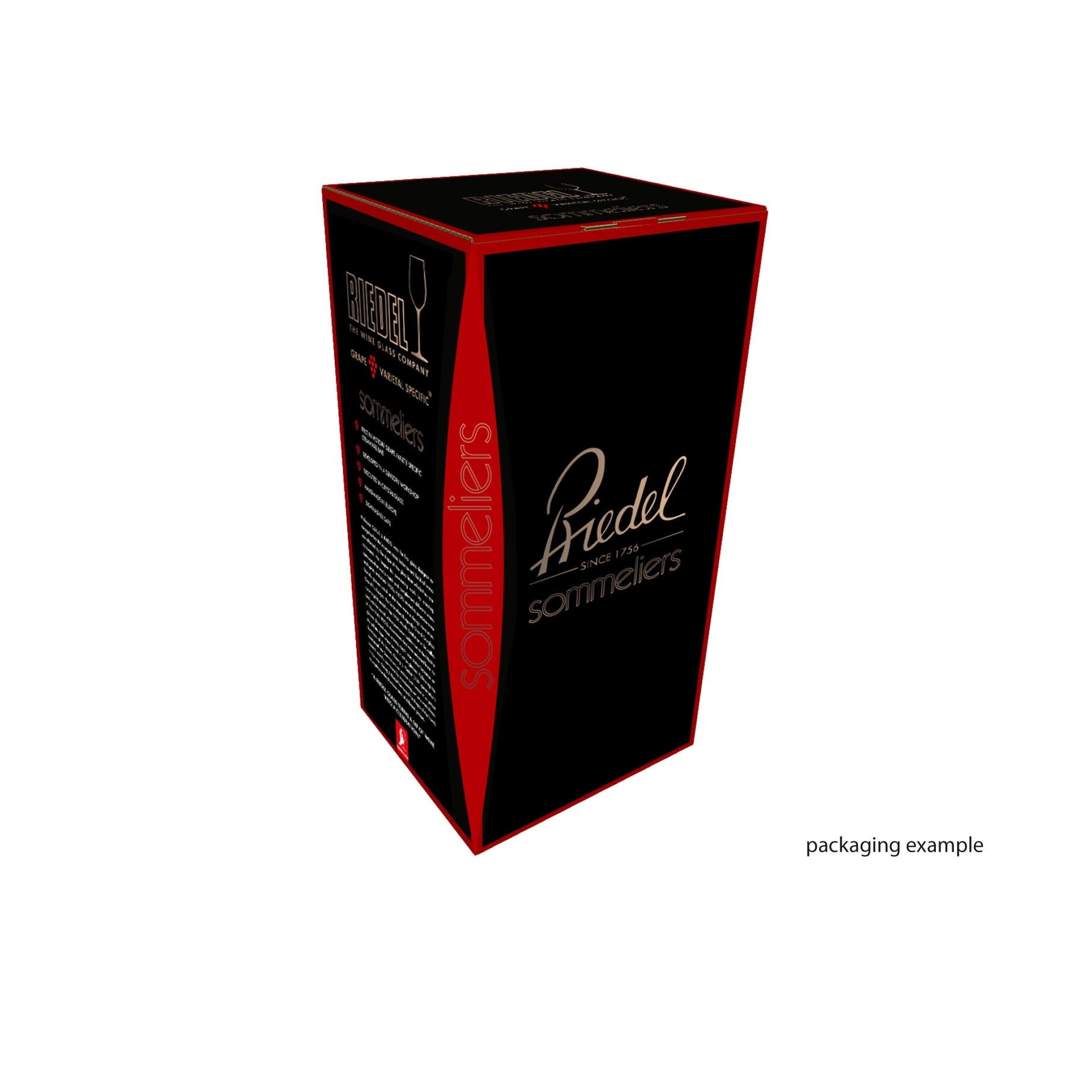 【第2件5折】Riedel Sommeliers Black Series 紅梗黑底手工酒杯