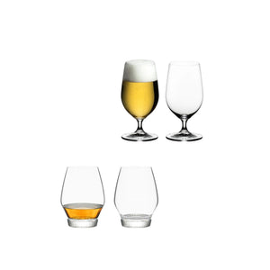 【新品】Riedel Bar Bourbon 美式波本威士忌+Ouverture啤酒對杯 -4入