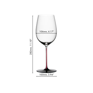 Riedel Sommeliers Black Series Bordeaux 波爾多手工紅酒杯-紅梗黑底-1入