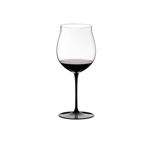 【新品/獨家限量】Riedel Sommeliers Black Series Burgundy 勃根地手工紅酒杯-黑梗黑底-1入