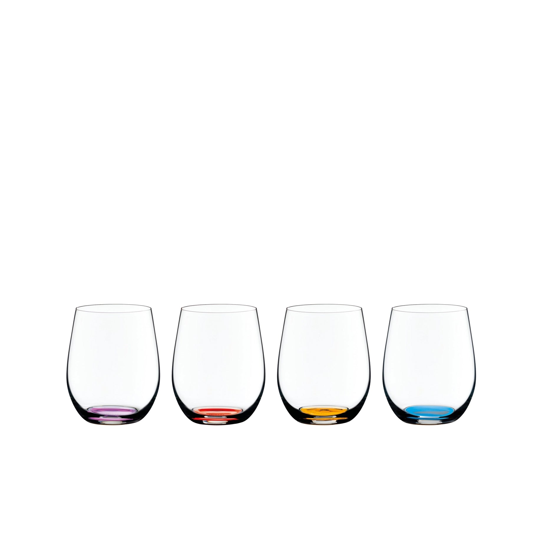 Riedel Happy O VOL. 2 彩色派對杯-土耳其藍/紫/紅/橘-4入+Cabernet醒酒瓶