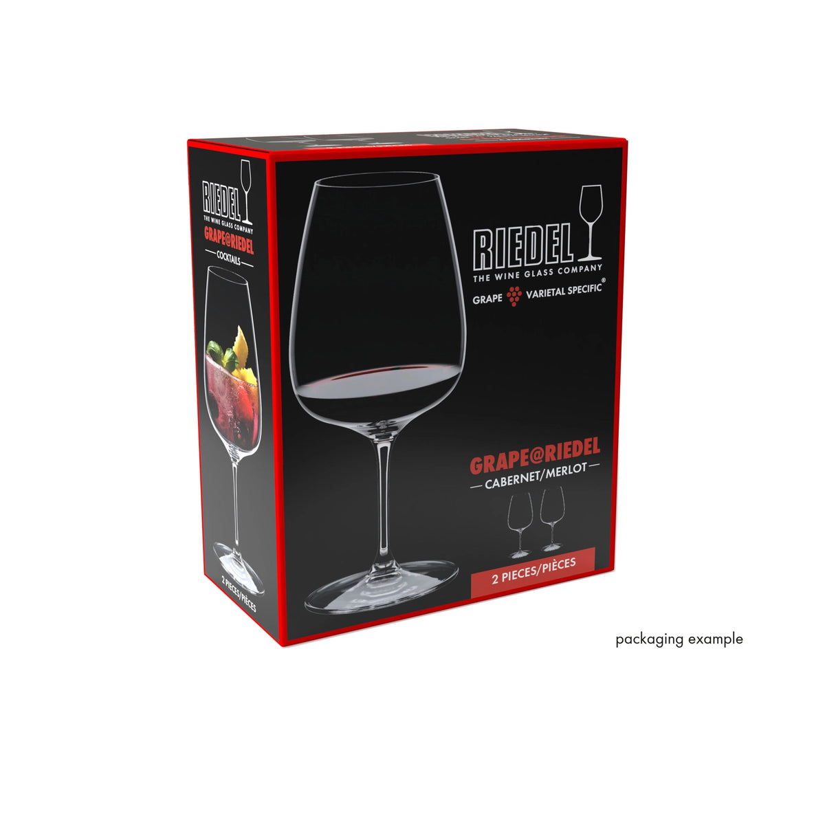 【官網獨家】Grape@Riedel Cabernet/Merlot/Cocktail 多功能紅酒杯-2入