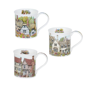【新品】Dunoon 鄉村情懷骨瓷馬克杯-3入-300ml