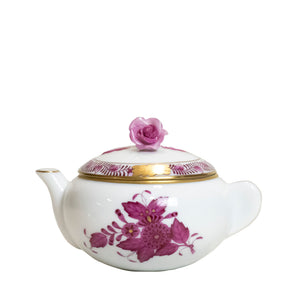 【新品】Herend壺型小福盒-阿波尼公爵(粉)