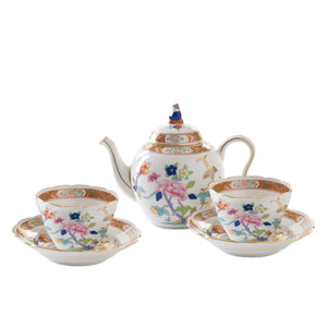 【新品】富貴牡丹 中式茶具1壺2杯組精裝禮盒-台日限定