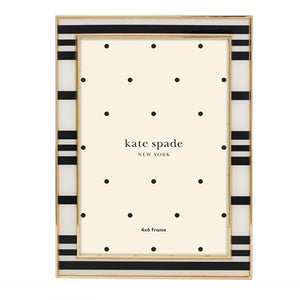 【新品】Kate Spade New York 如期而至的美好相框-條紋-4x6