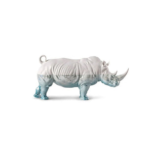 【新品】LLADRO 白犀牛-水下世界
