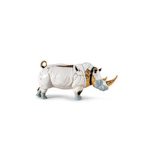 【新品】LLADRO 機械犀牛
