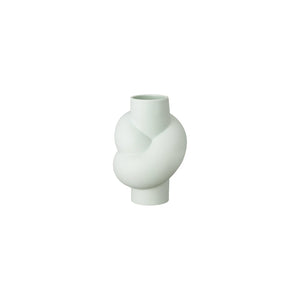 【新品】 Rosenthal Node締節中型花瓶-灰-14cm