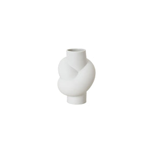 【新品】 Rosenthal Node締節中型花瓶-白-14cm